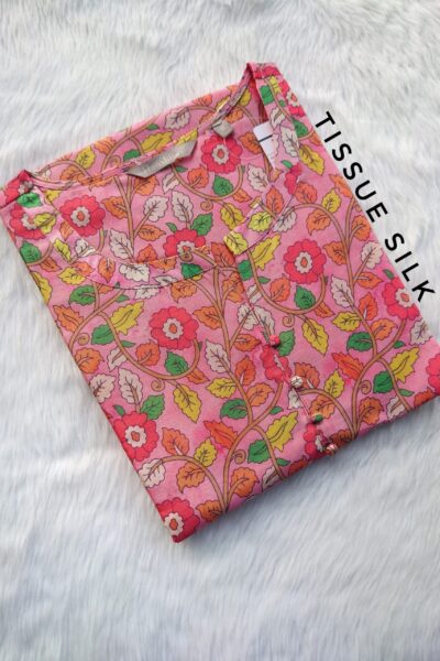 TISSUE SILK KURTI -TSK08