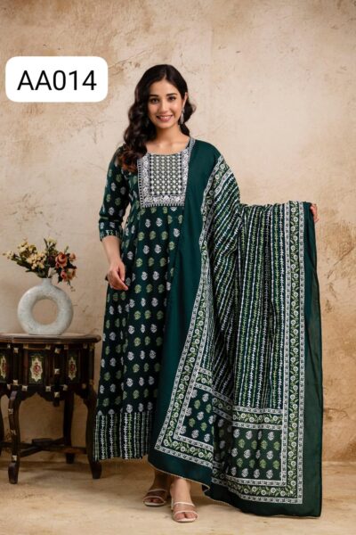 ALINE ANARKALI WITH DUPPATTA-AA014