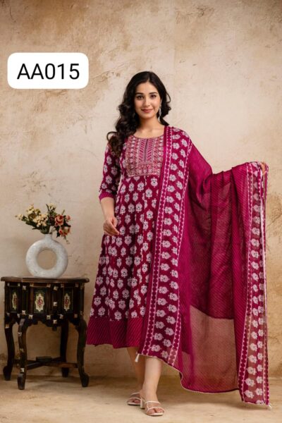 ALINE ANARKALI WITH DUPPATTA-AA015
