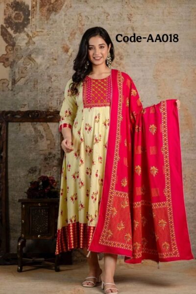 ALINE ANARKALI WITH DUPPATTA -AA018