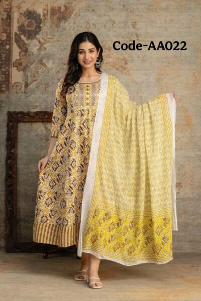 ALINE ANARKALI WITH DUPPATTA -AA022