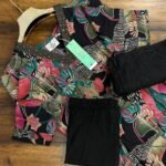 V Neck Vatican Silk Set - VS04