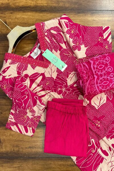 V Neck Vatican Silk Set - VS05