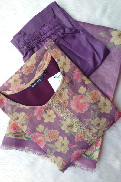 Tissue Silk Kurti Set TS02