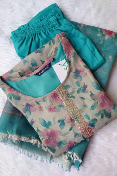Tissue Silk Kurti Set TS04