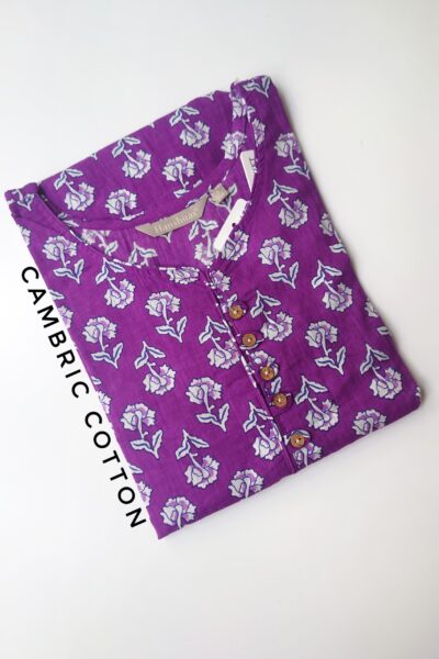 CAMBRIC COTTON KURTI -CAC11