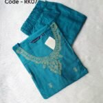 SILK COTTON KURTI SET -RK07
