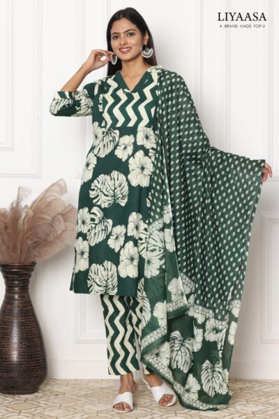 V Neck Jaipur Cotton Set – JC06