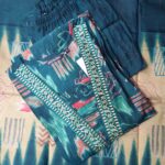V Neck Chanderi Silk Set - VN04