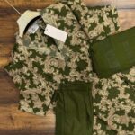 V Neck Vatican Silk Set - VS02