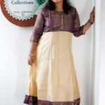 PANEL CUT UMBERLLA PURPLE KURTI -PU03