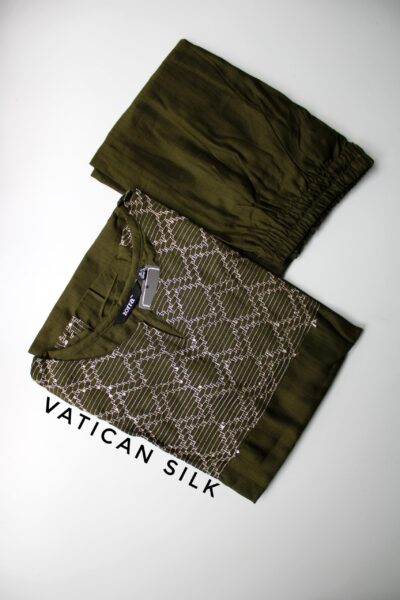 VATICAN SILK SET GREEN – VSS017