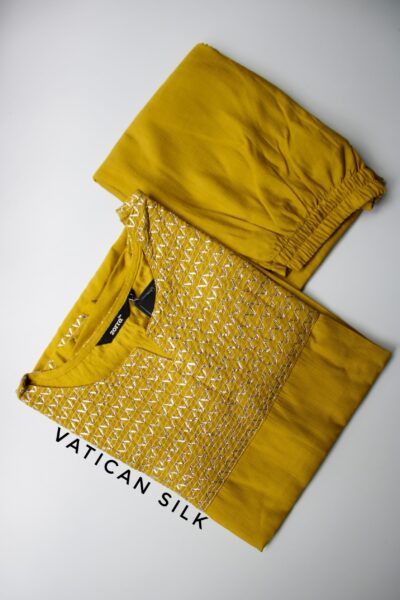 VATICAN SILK SET YELLOW – VSS015