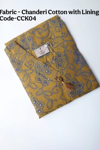 CHANDERI COTTON KURTI-CCK04