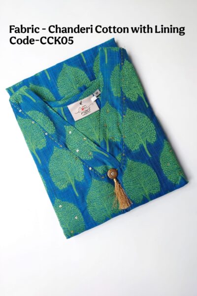 CHANDERI COTTON KURTI-CCK05