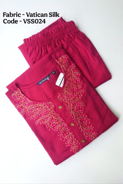 VATICAN SILK KURTI SET-VSS024