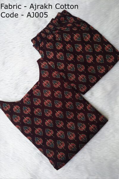 AJRAKH COTTON KURTI -AJ005