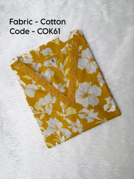 COTTON KURTI -COK61