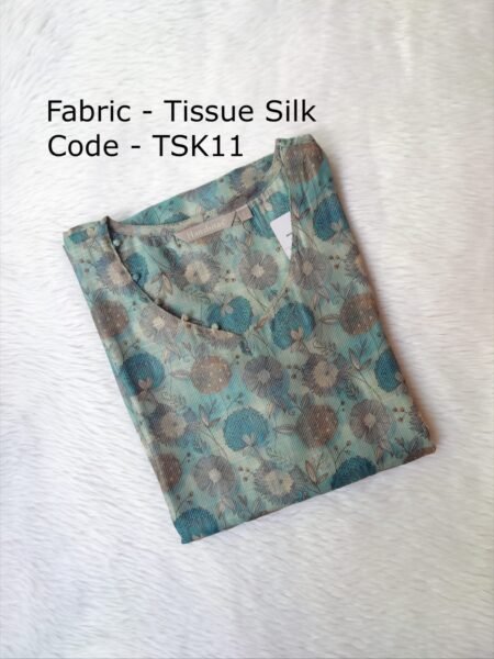 TISSUE SILK KURTI -TSK11