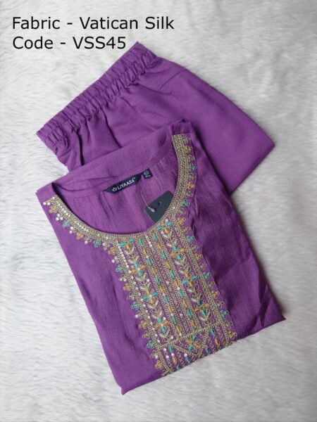 VATICAN SILK KURTI SET -VSS45