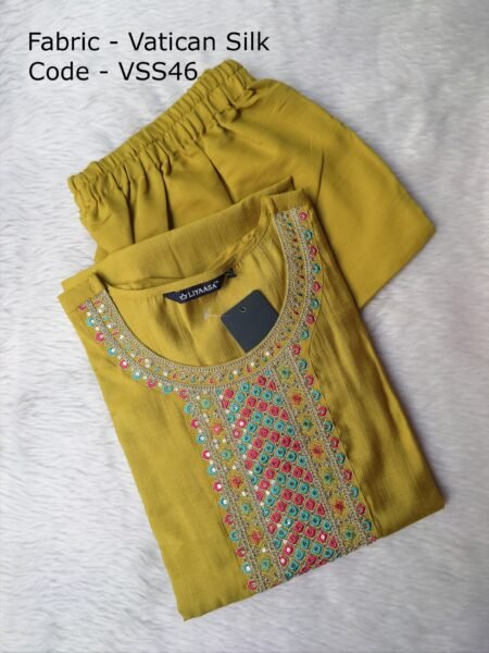 VATICAN SILK KURTI SET -VSS46
