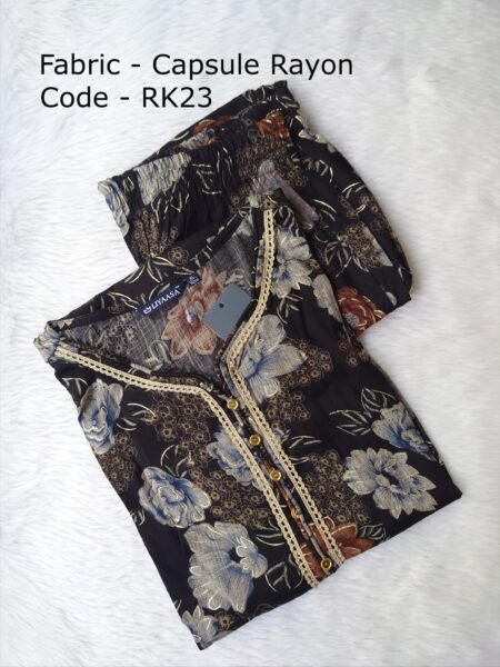 CAPSULE RAYON KURTI -RK23