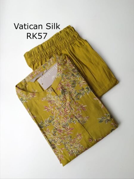 VARTICAN SILK KURTI SET -RK57