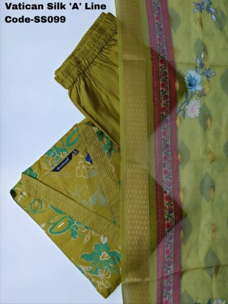 ALINE VATICAN SILK SALWAR SET -SS99