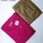 DUPION RAW SILK KURTI SET -RK87