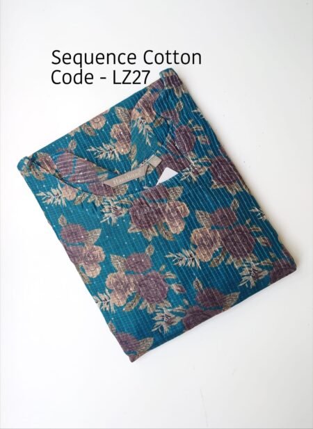 SEQUENCE COTTON KURTI -LZ27