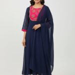 ALINE GEOGRATTE SALWAR SET-