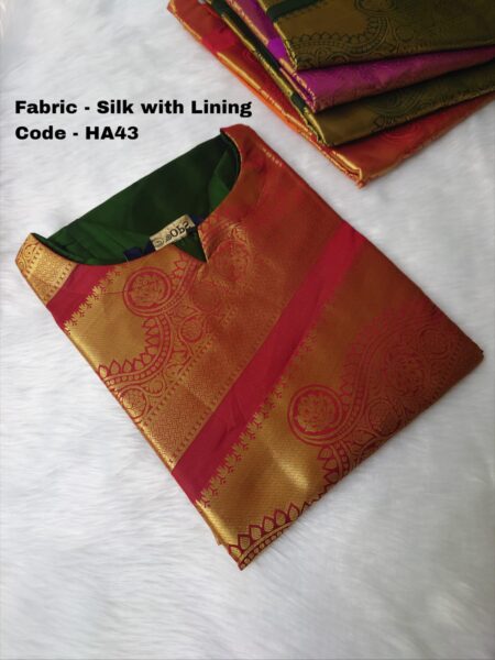 RAW SILK KURTI -HA43