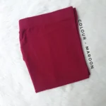 ANKLE LEGGINGS -MAROON