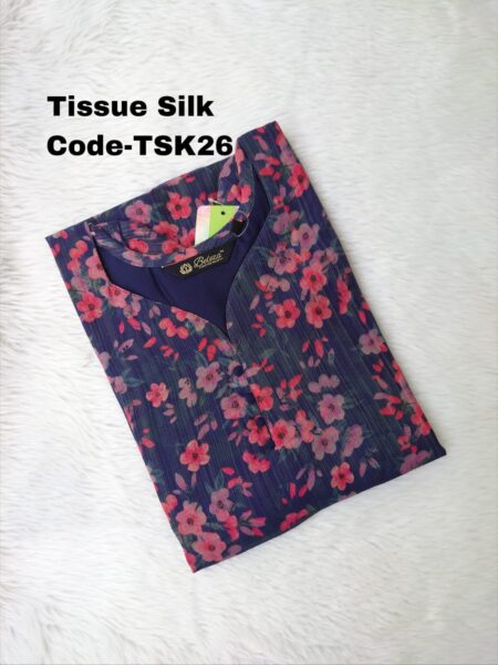 TISSSUE SILK KURTI -TSK26