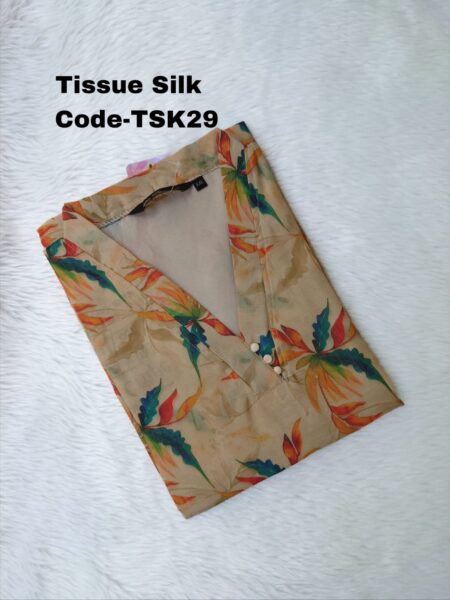TISSSUE SILK KURTI -TSK29