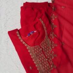 GEOGRATTE SALWAR SET-SS175(RED)