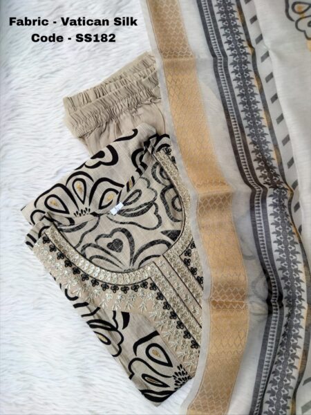 VARTICAN SILK SALWAR SET- SS182