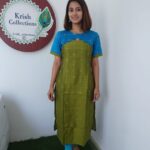 HANDLOOM RAW SILK KURTI -HA49