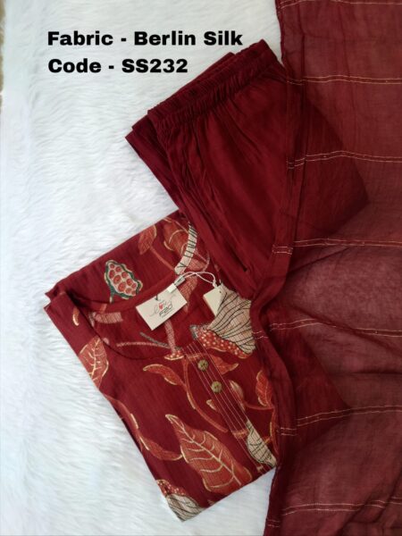  BERLIN SILK SALWR SET-SS232