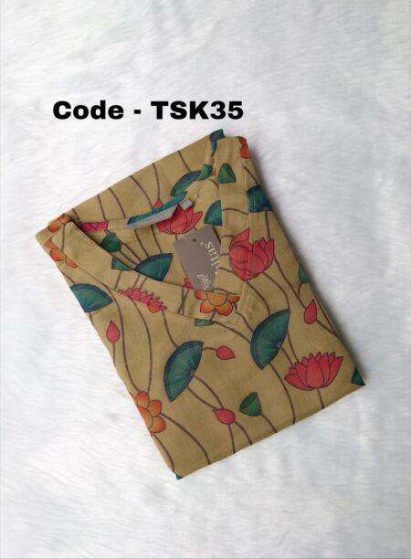 TISSSUE SILK KURTI -TSK35
