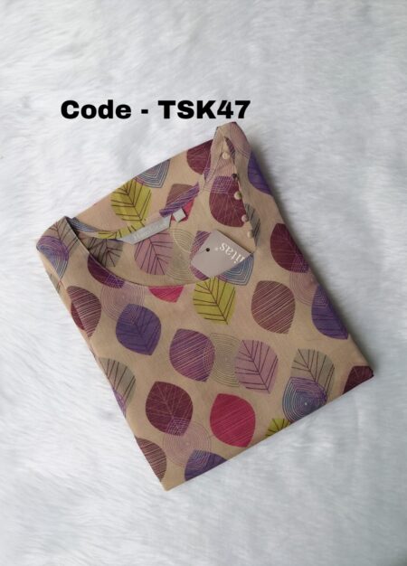 TISSSUE SILK KURTI -TSK47