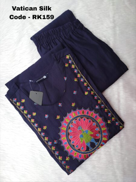 VATICAN SILK KURTI SET-RK159