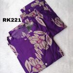A-LINE VATICAN SILK COORD SET- RK221