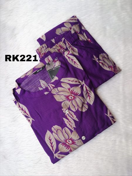 A-LINE VATICAN SILK COORD SET- RK221