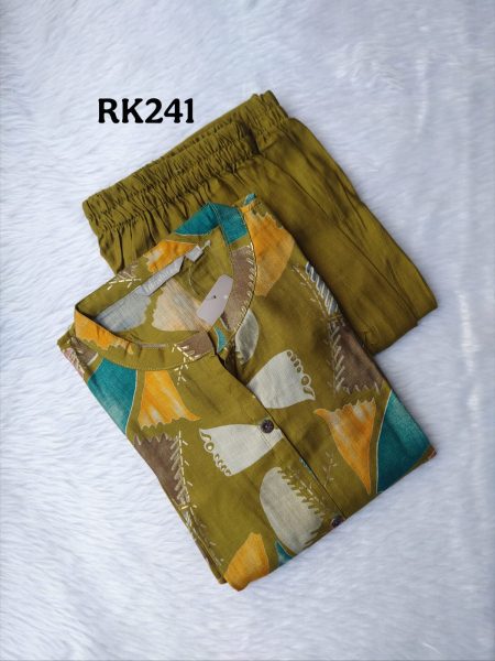 VATICAN SILK KURTI SET-RK241