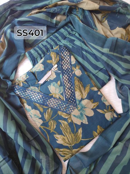 COTTON SALWAR SET- SS401