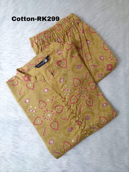COTTON KURTI SET-RK299