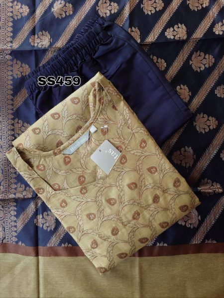 BANARASI SALWAR SALWAR SET -SS459(ELEPANT GREY)