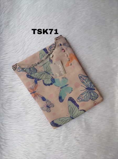TISSSUE SILK KURTI -TSK71