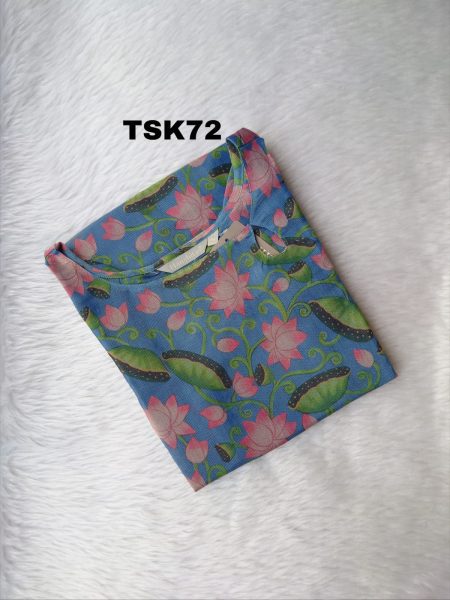 TISSSUE SILK KURTI -TSK72